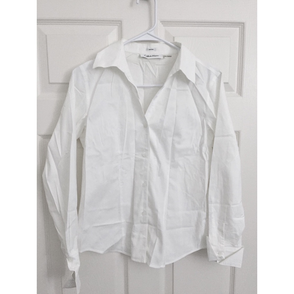 🔥LASTDAY🔥Calvin Klein white non iron shirt